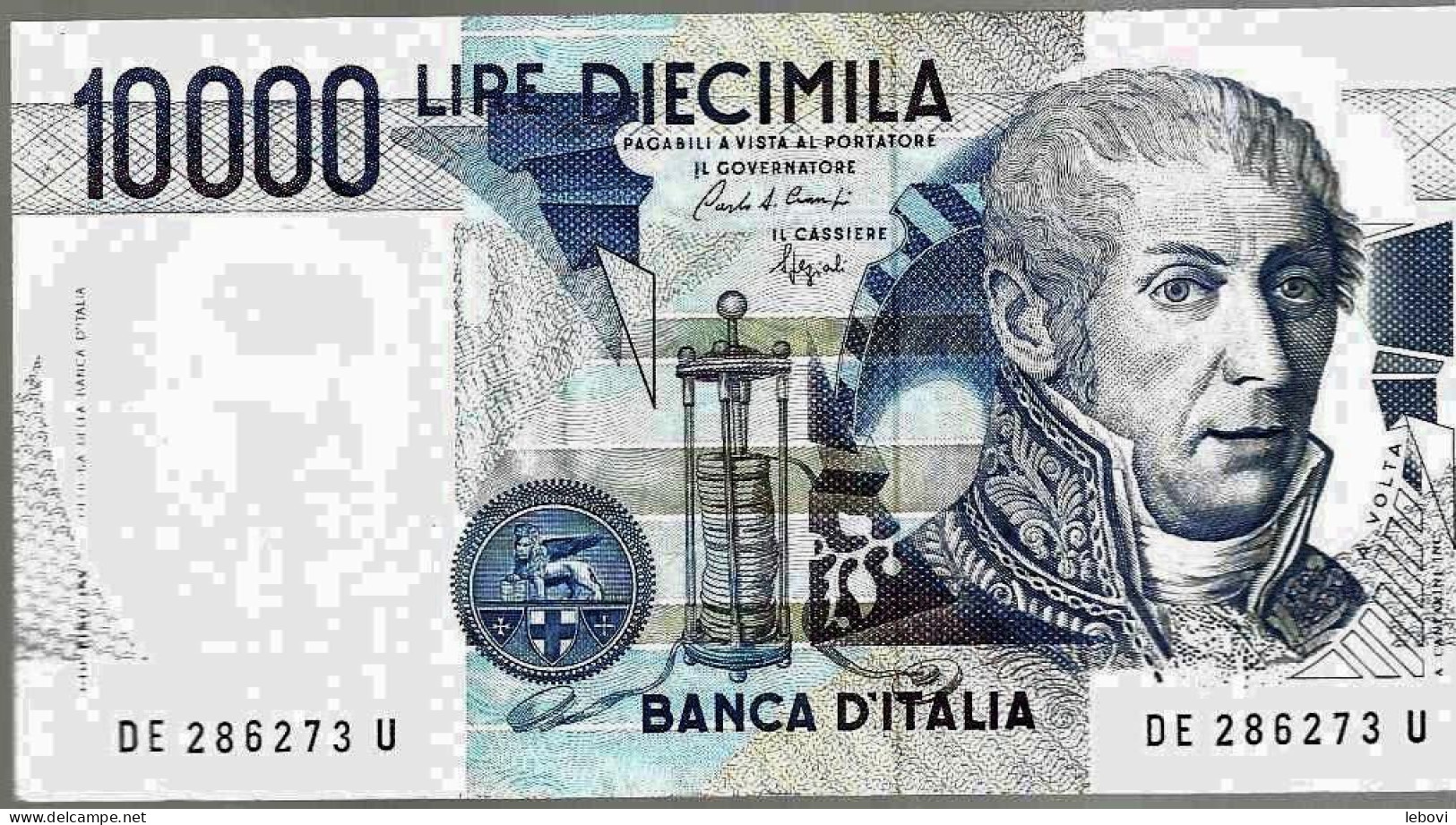 Italie : 10000 Lire A. Volta - 10.000 Lire