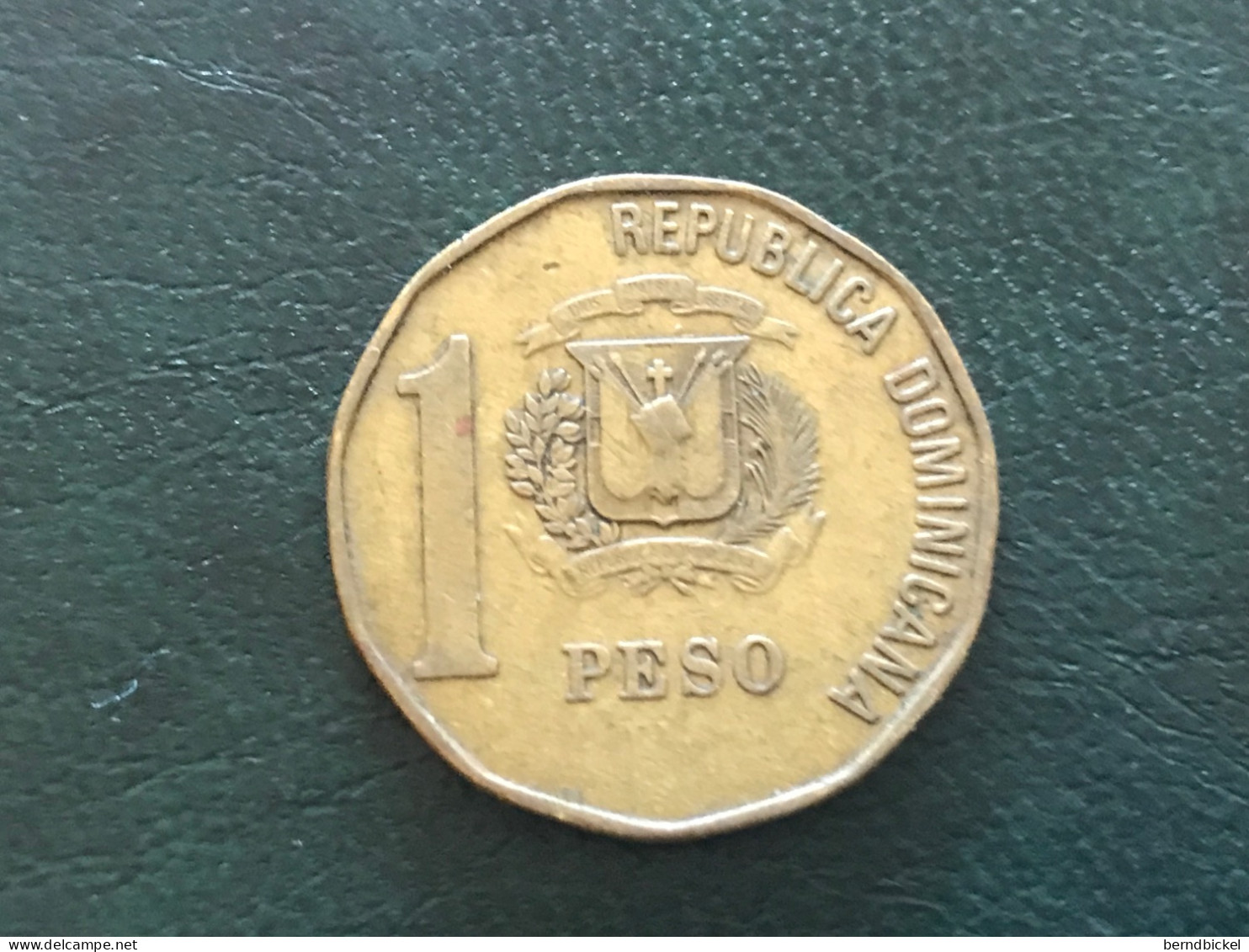 Münze Münzen Umlaufmünze Dominikanische Republik 1 Peso 1991 - Dominicaine
