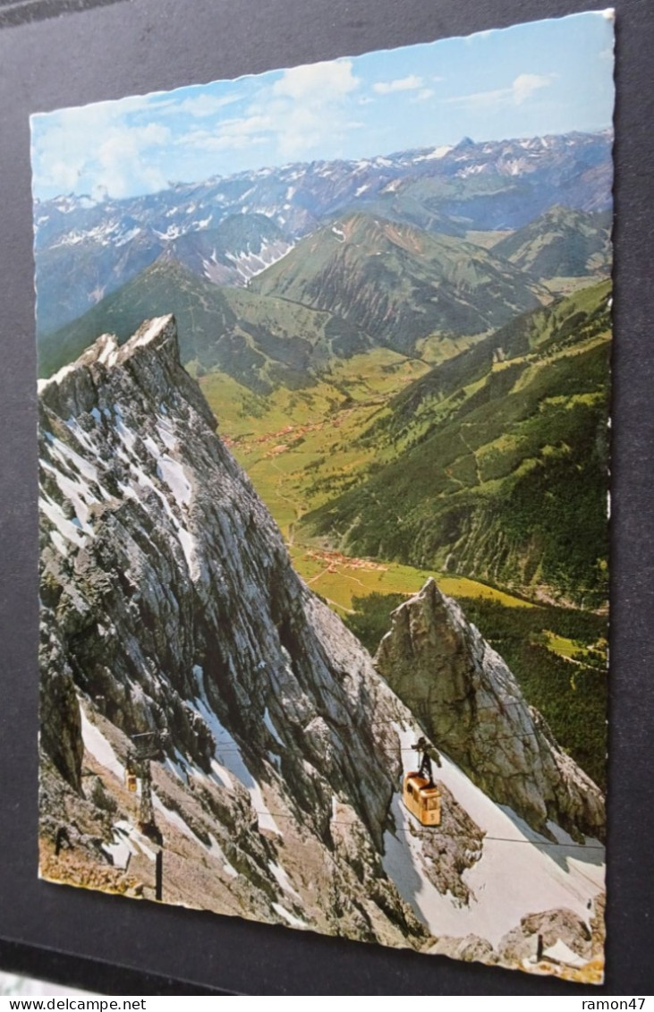 Blick Von Der Zugspitze Auf Ehrwald, Lermoos, Lechtaler Und Allgäuer Alpen - Kunstverlag Franz Milz, Reutte - # 243/522 - Ehrwald