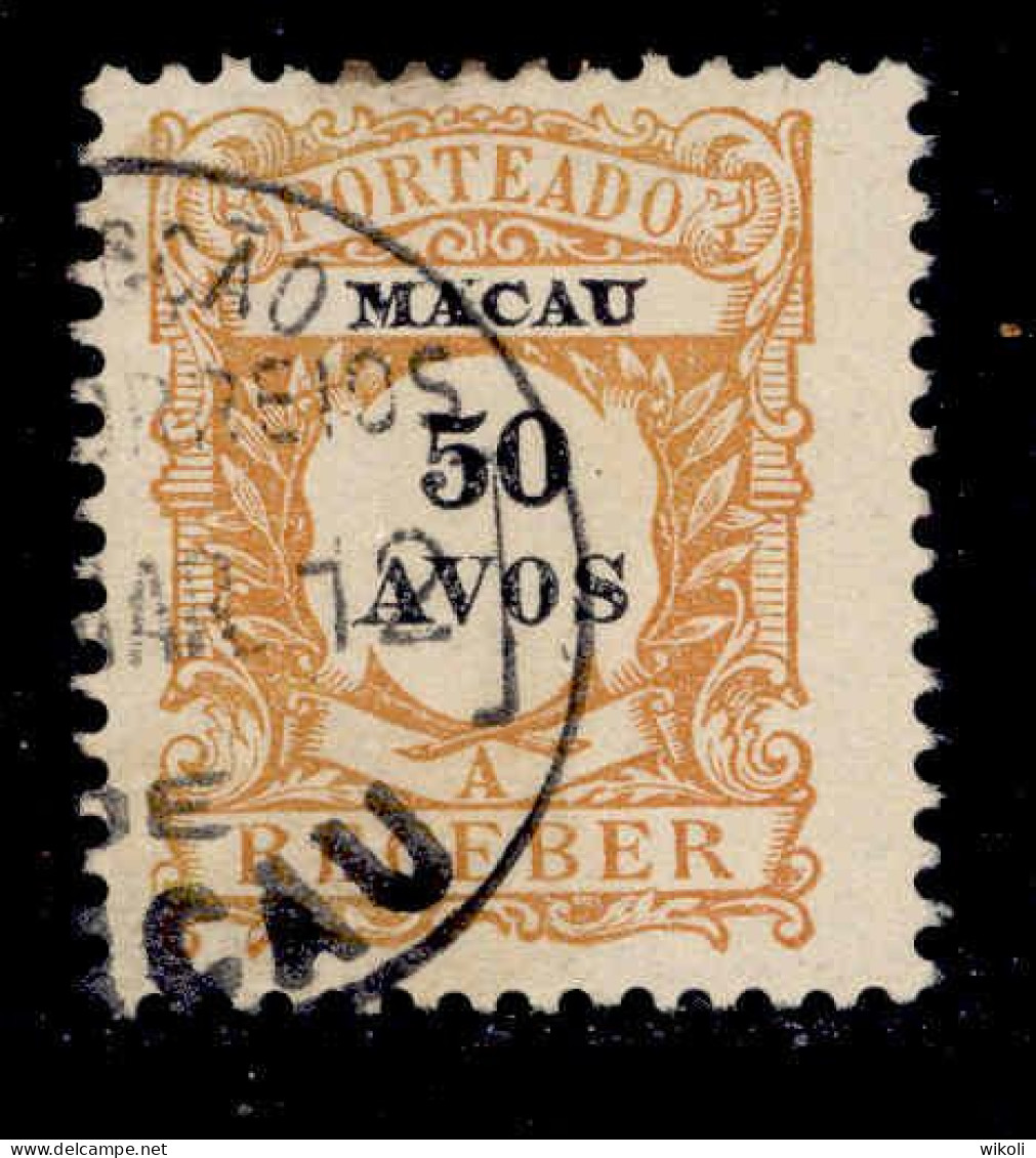 ! ! Macau - 1904 Postage Due 50 A - Af. P 10 - Used - Postage Due