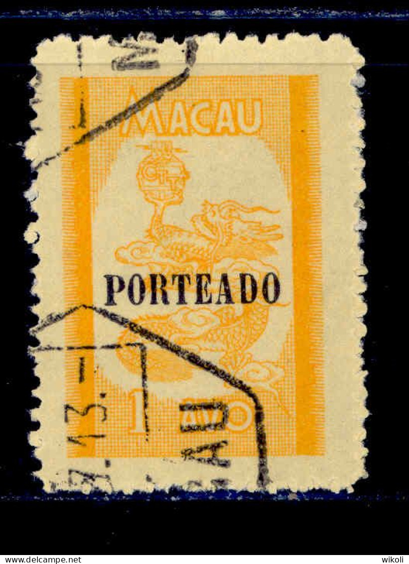 ! ! Macau - 1951 Postage Due 1 A - Af. P 51 - Used - Impuestos