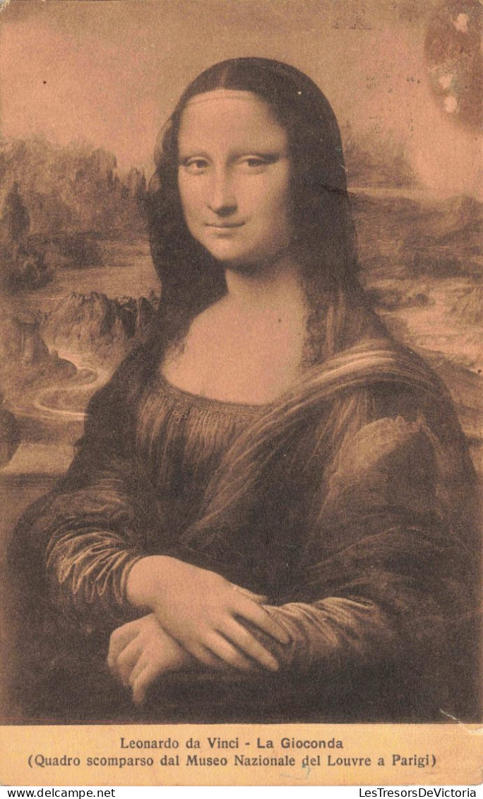 FRANCE - Paris - Musée Du Louvre - Leonardo Da Vinci - La Gioconda - Carte Postale Ancienne - Louvre