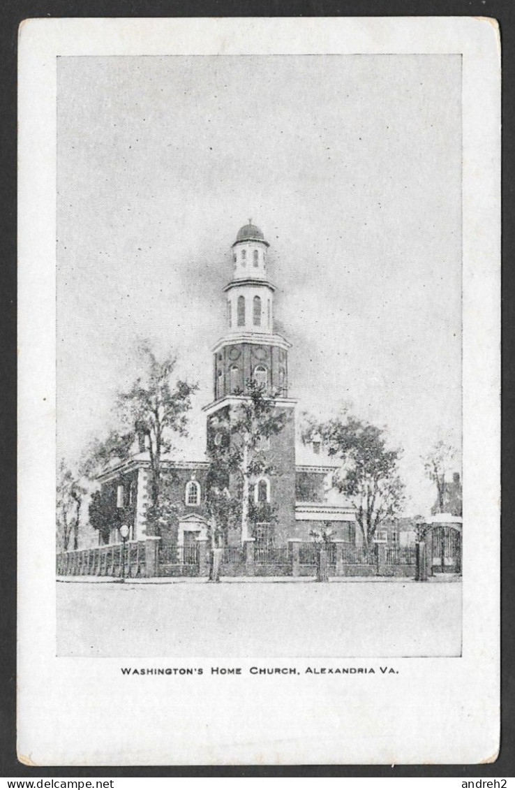 Alexandria  Virginia - Washington's Home Church - Uncirculated - By The Bling At The C.P.I. - Alexandria