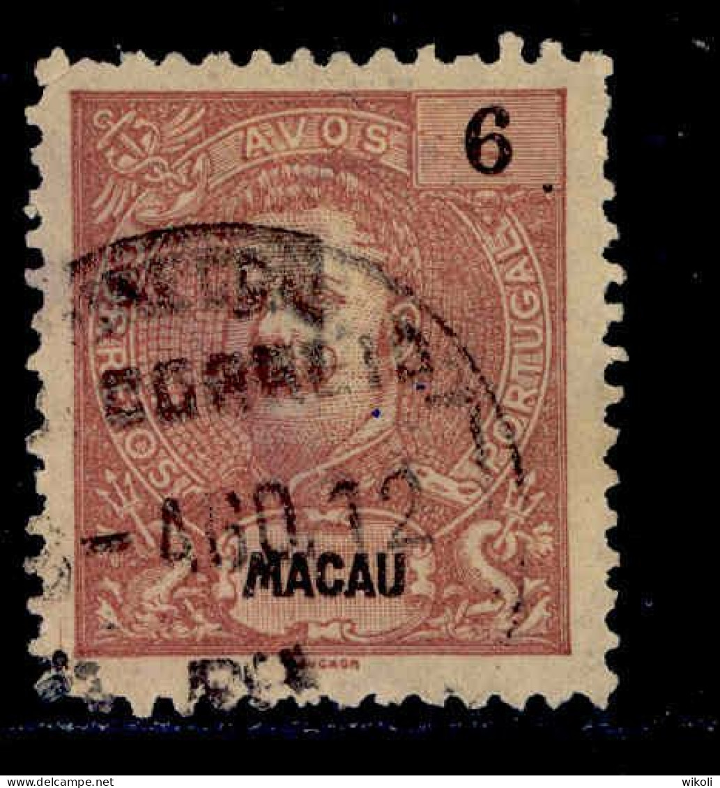 ! ! Macau - 1903 D. Carlos 6 A - Af. 133 - Used - Oblitérés