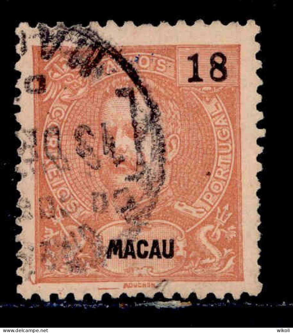 ! ! Macau - 1903 D. Carlos 18 A - Af. 137 - Used - Used Stamps