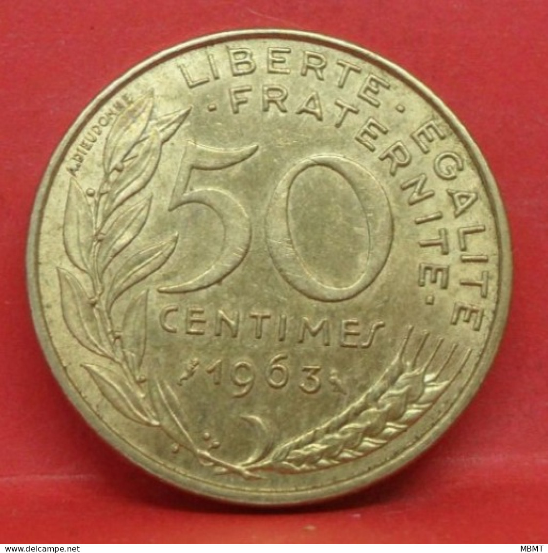 50 Centimes Marianne 1963 3 Plis - SUP - Pièce Monnaie France - Article N°1059 - 50 Centimes