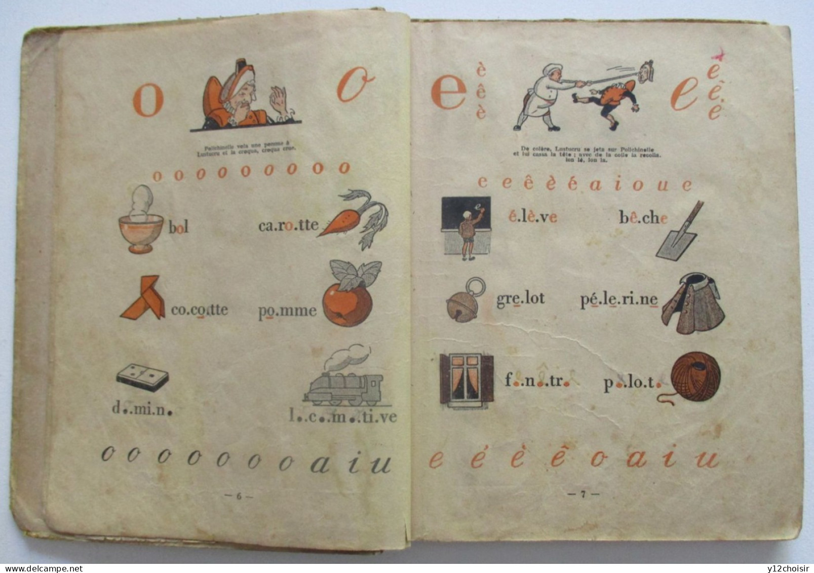 LIVRE 1947 SYLLABAIRE ET PREMIERES LECTURES LA RONDE DES LETTRES COLLECTION THERENTY JEAN SAUVESTRE ILLUSTR. R BRESSON