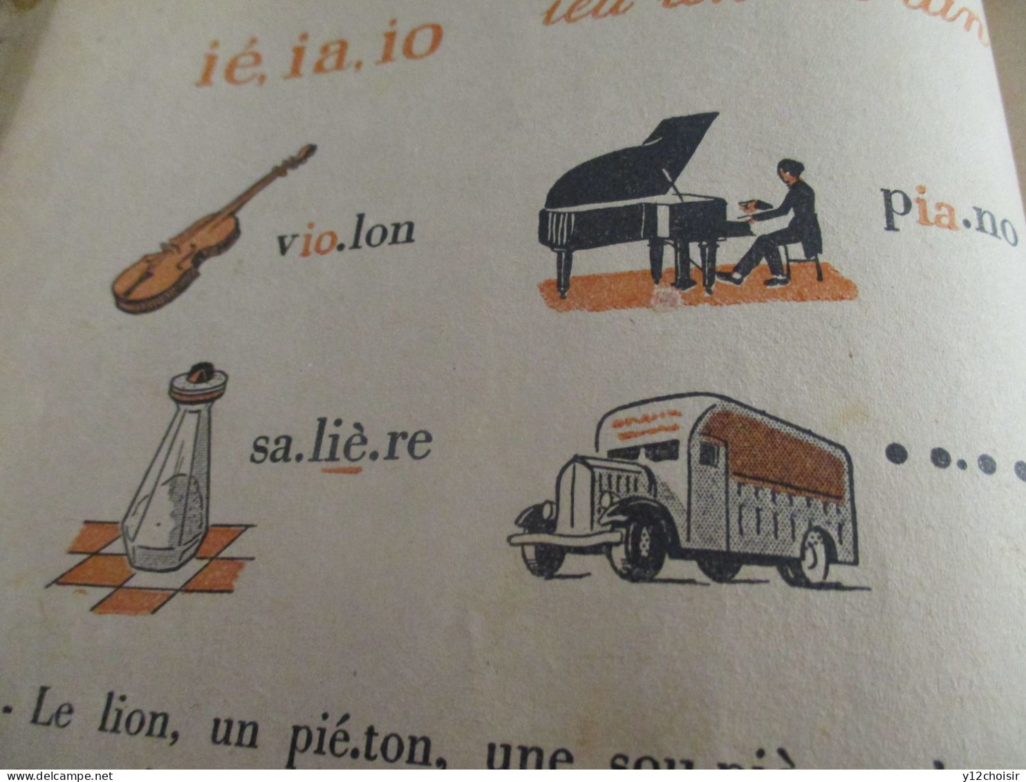 LIVRE 1947 SYLLABAIRE ET PREMIERES LECTURES LA RONDE DES LETTRES COLLECTION THERENTY JEAN SAUVESTRE ILLUSTR. R BRESSON