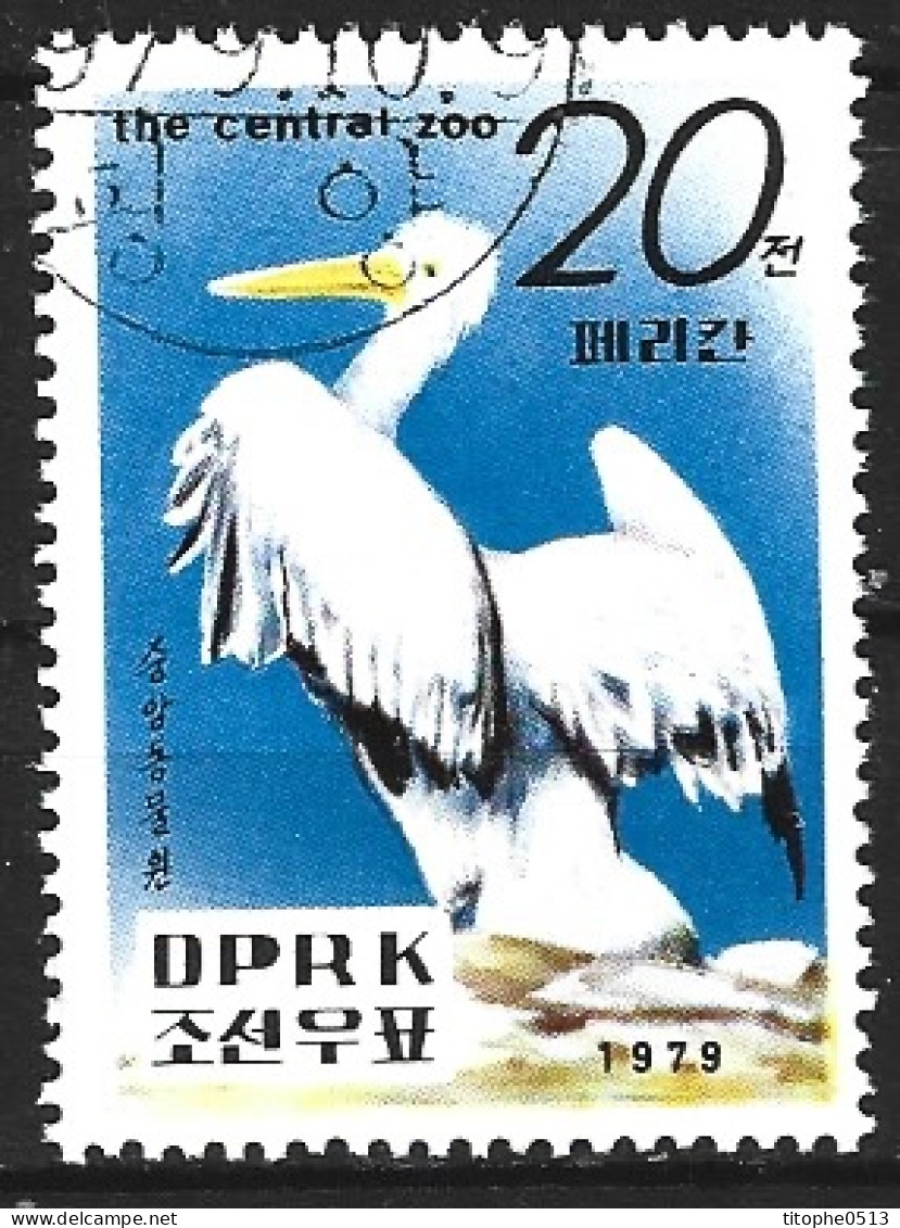 DPR KOREA. N°1546 Oblitéré De 1979. Pélican. - Pelikane