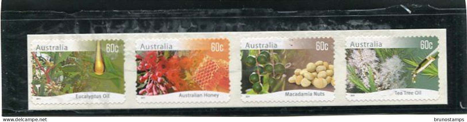 AUSTRALIA - 2011  PLANTS  SELF ADHESIVE  SET  MINT NH - Mint Stamps