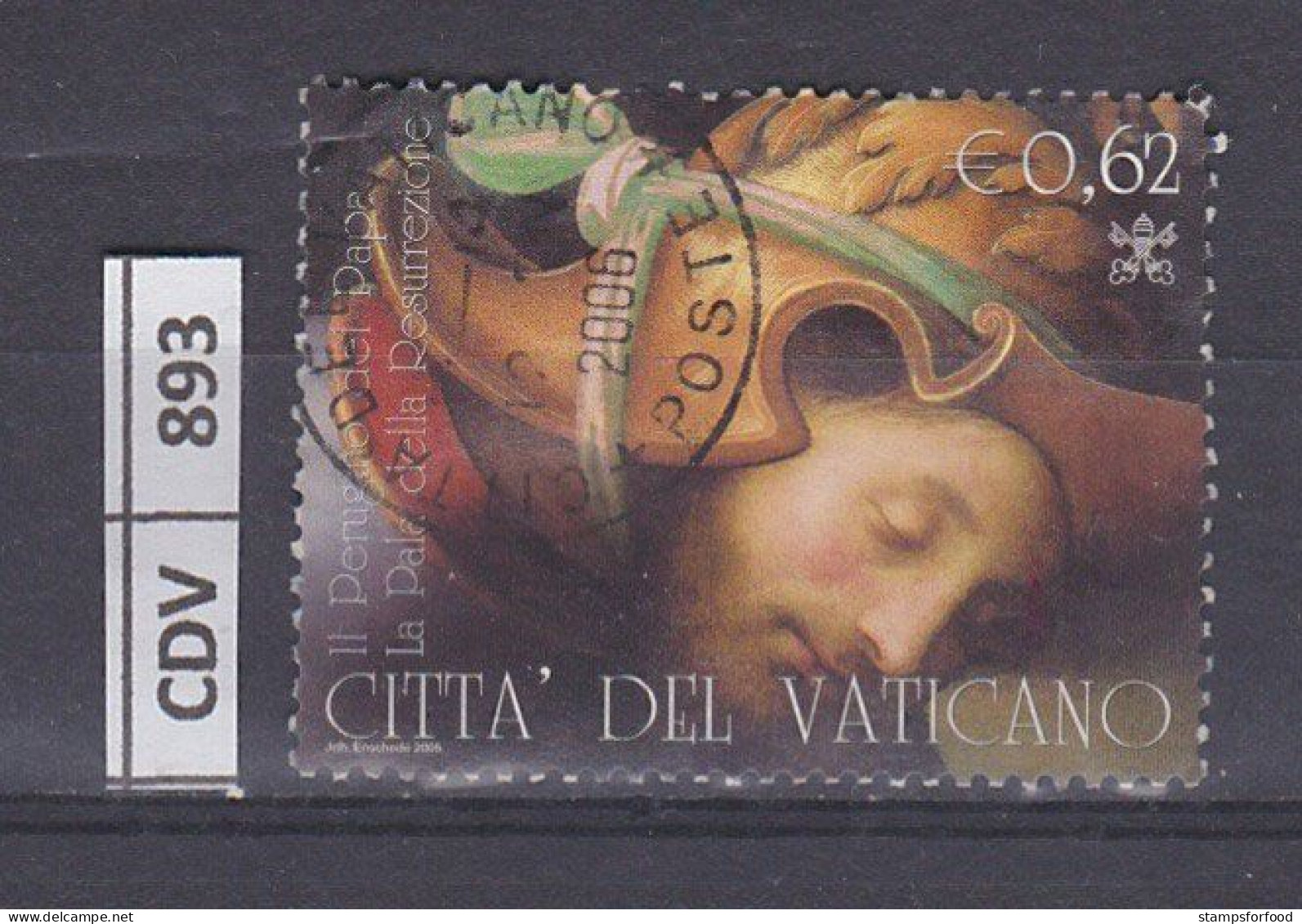 VATICANO      2005	Il Perugino, 0,62 Usato - Used Stamps