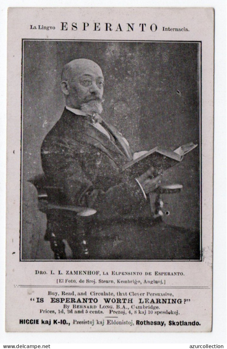 Portrait De Zamenhof - Esperanto