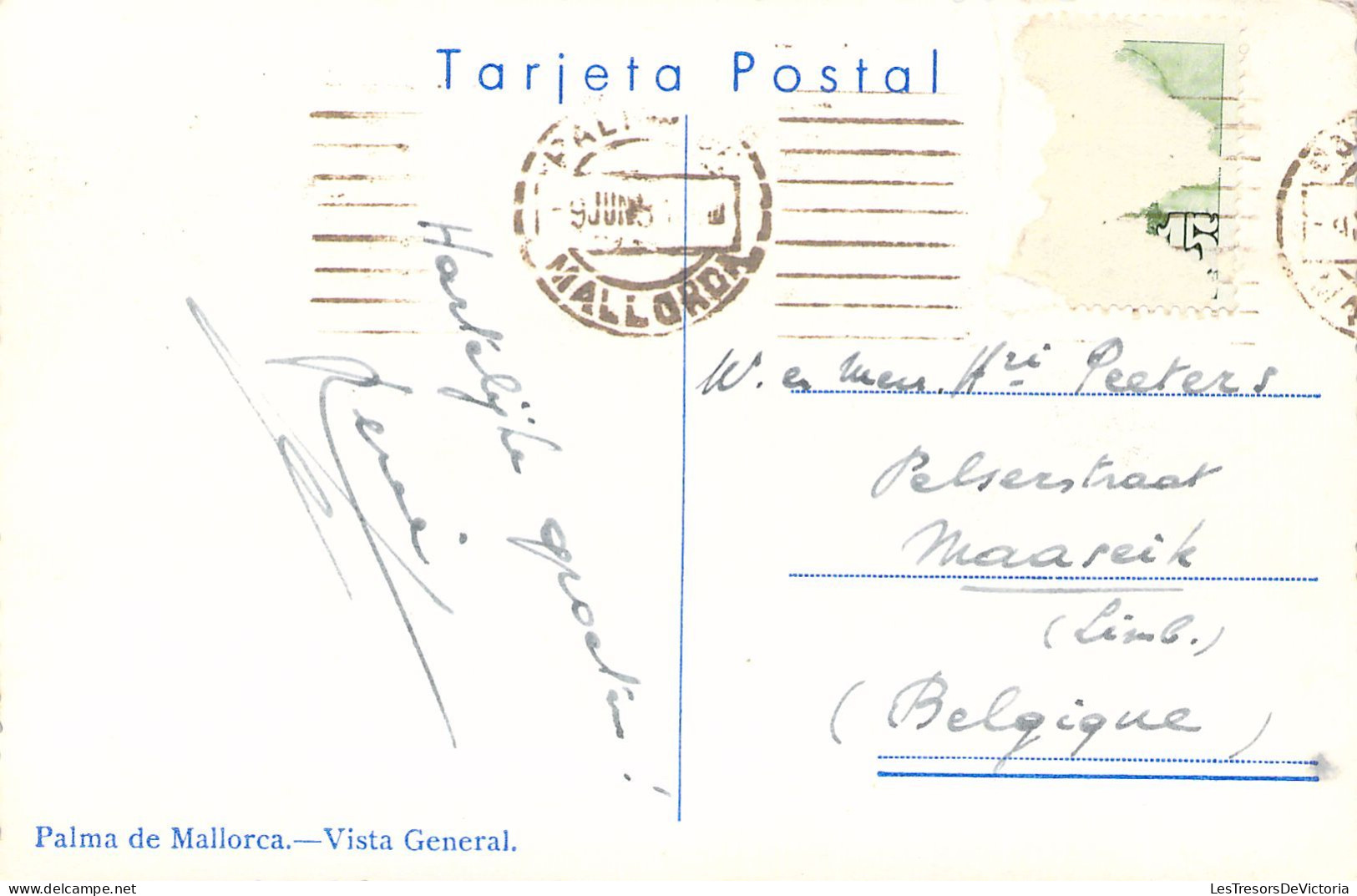 ESPAGNE - Palma De MALLORCA - Vista General -  Carte Postale Ancienne - Other & Unclassified