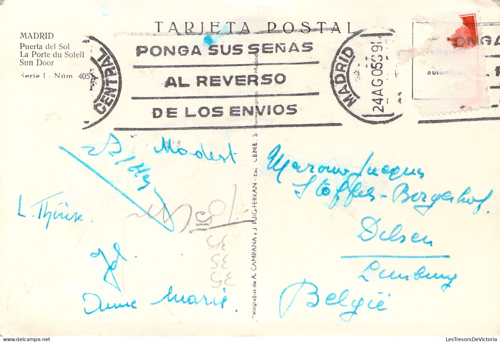 ESPAGNE - Madrid - Puerta Del Sol -  Carte Postale Ancienne - Other & Unclassified