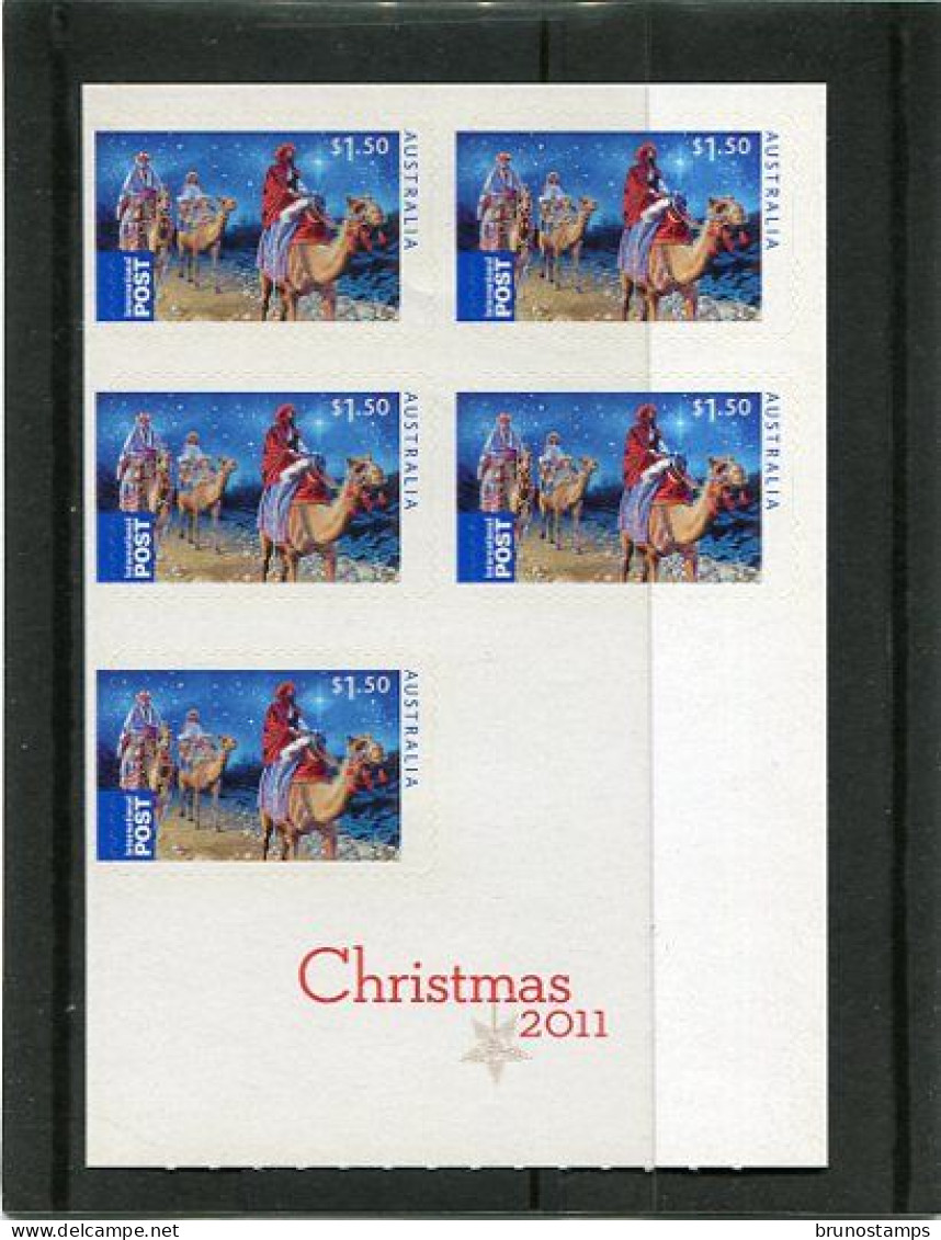 AUSTRALIA - 2011  CHRISTMAS  SHEETLET  MINT NH - Mint Stamps