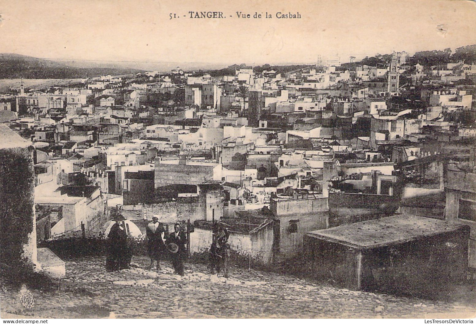 MAROC - Tanger - Vue De La Casbah -  Carte Postale Ancienne - Tanger