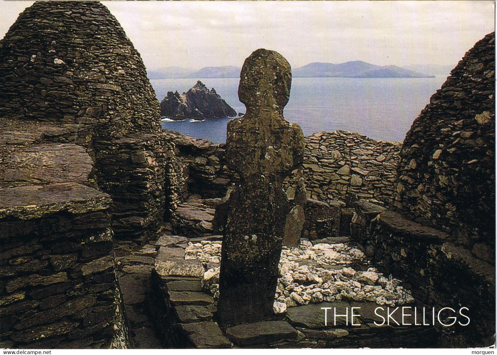 50816. Postal RIOBRAID ARANN (Eure) Irlanda 1996. Vista The SKELLIGS, South Kerry - Covers & Documents