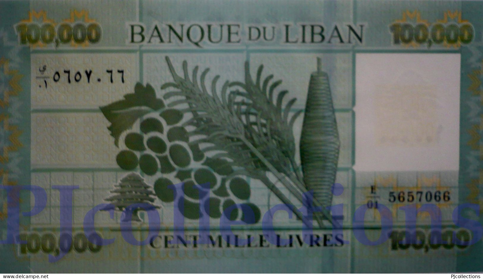 LEBANON 100000 LIVRES 2011 PICK 95a UNC - Liban