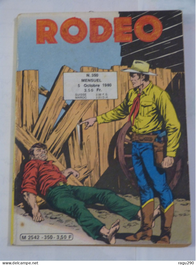 RODEO N° 350  Avec  TEX WILLER - Rodeo