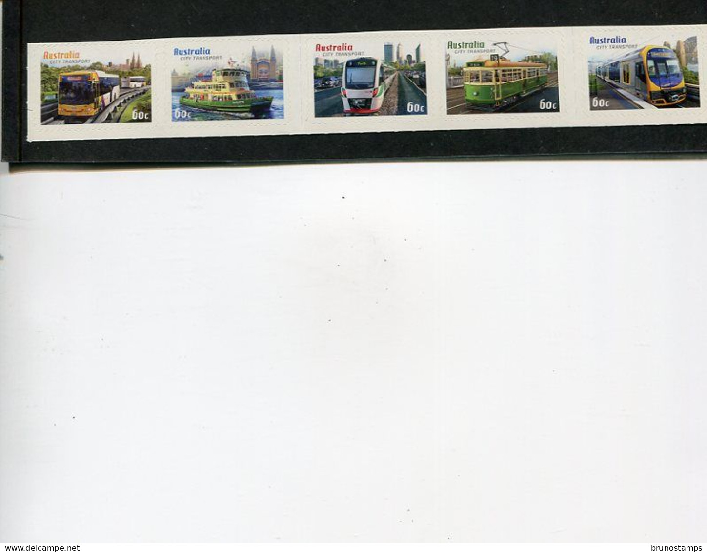 AUSTRALIA - 2012  CITY TRANSPORT  SELF ADHESIVE  SET  MINT NH - Mint Stamps