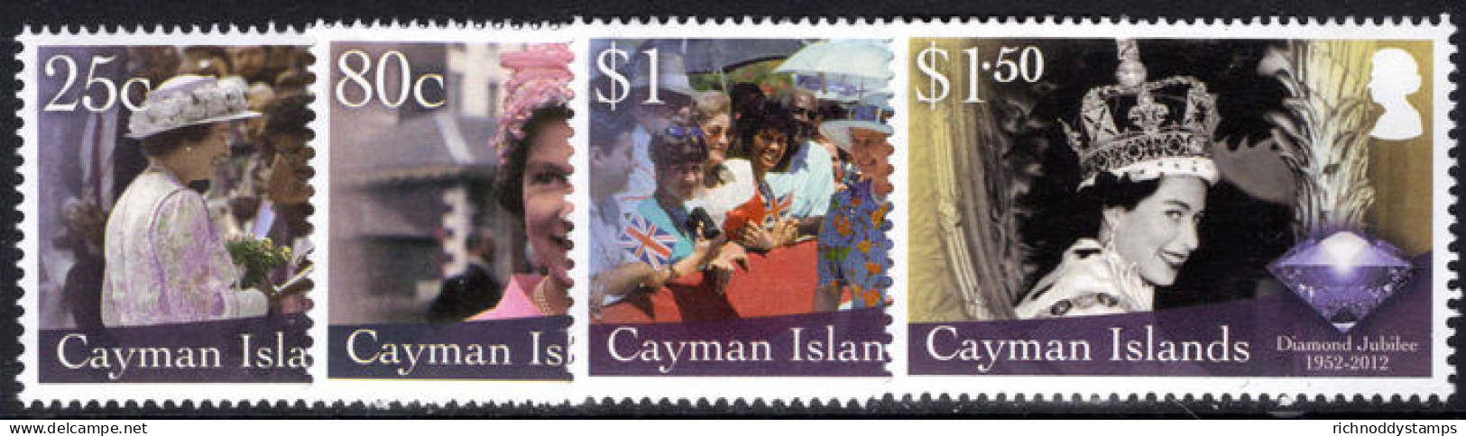 Cayman Islands 2012 Diamond Jubilee Unmounted Mint. - Cayman Islands