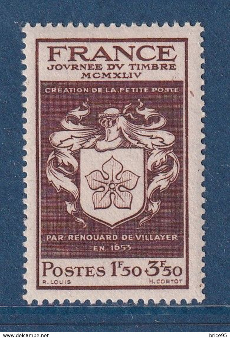 France - YT Nº 668 ** - Neuf Sans Charnière - 1944 - Ungebraucht