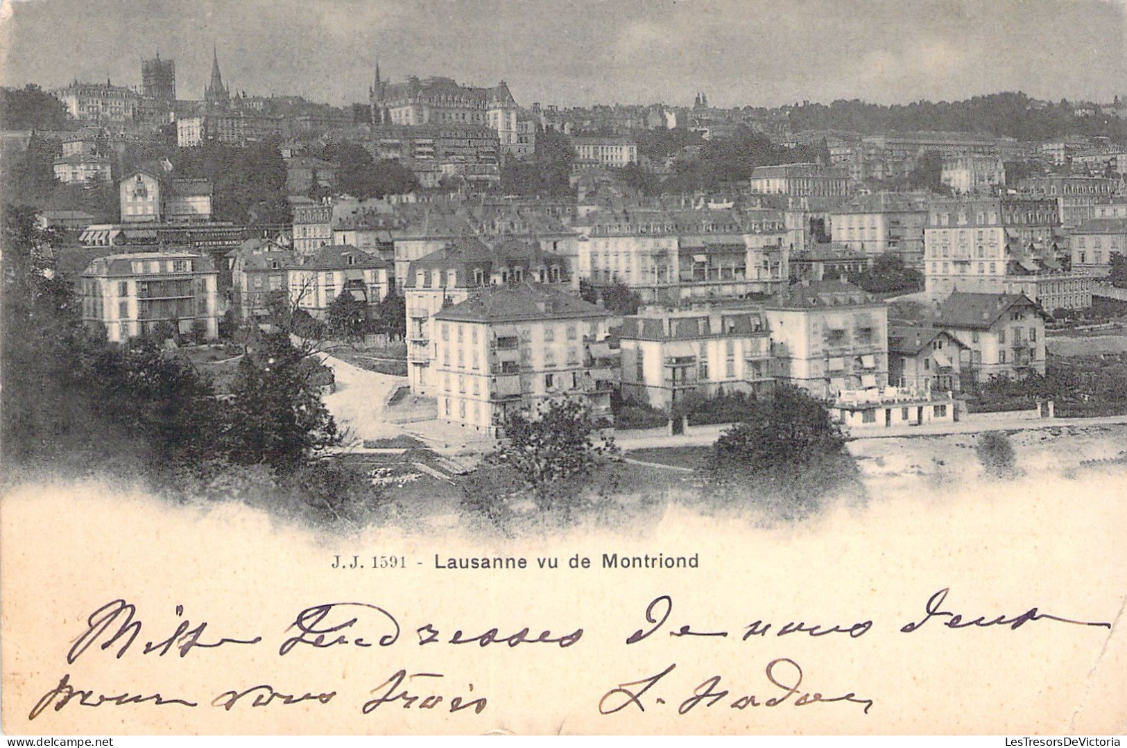 SUISSE - Lausanne Vu De Montriond -  Carte Postale Ancienne - Mon