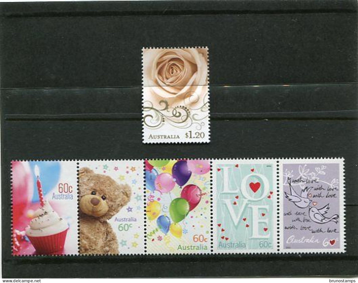 AUSTRALIA - 2012  GREETINGS SET MINT NH - Mint Stamps