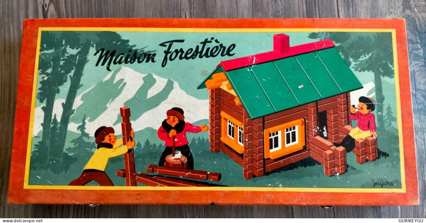 Jeu Jura Maison Forestière N° ?  Jouets Anciens Boite Avec Notice Jeu Vintage - Autres & Non Classés