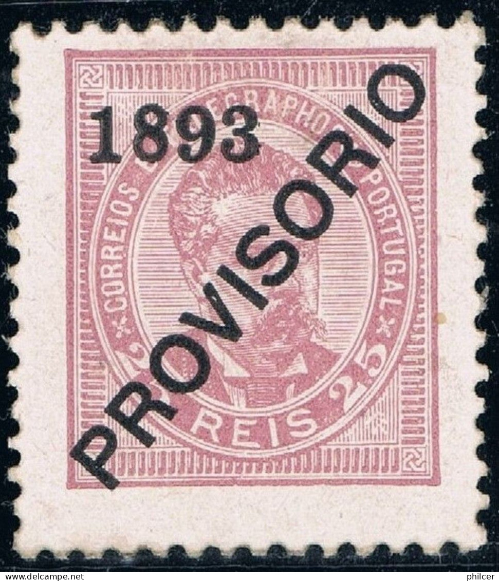 Portugal, 1892/3, # 86 Dent. 11 3/4, Sob. D), MH - Unused Stamps