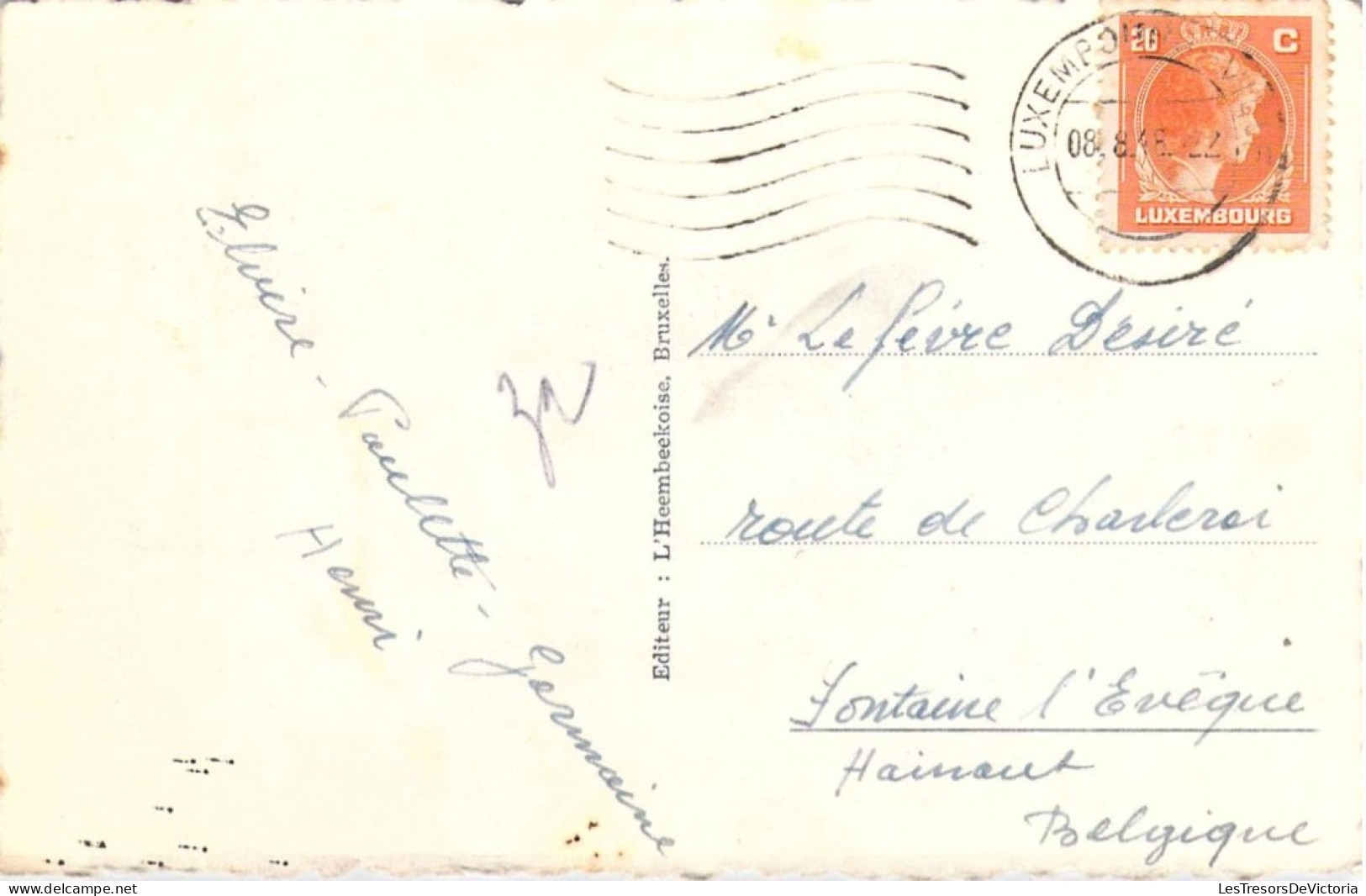 LUXEMBOURG - Les Trois Glands - Editeur L'Heembeekoise -  Carte Postale Ancienne - Sonstige & Ohne Zuordnung