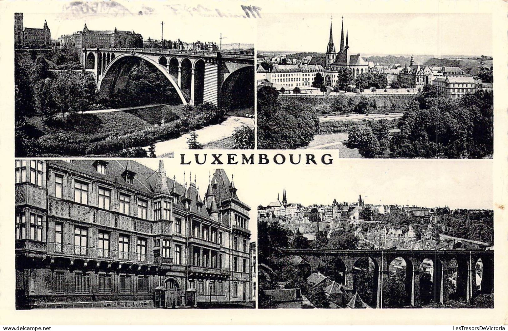LUXEMBOURG - Multivues De La Ville -  Carte Postale Ancienne - Other & Unclassified