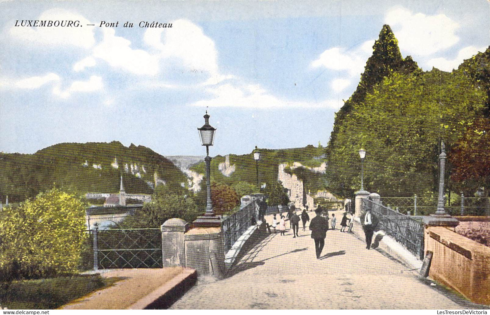 LUXEMBOURG - Pont Du Château - Edit Th Wirol -  Carte Postale Ancienne - Sonstige & Ohne Zuordnung