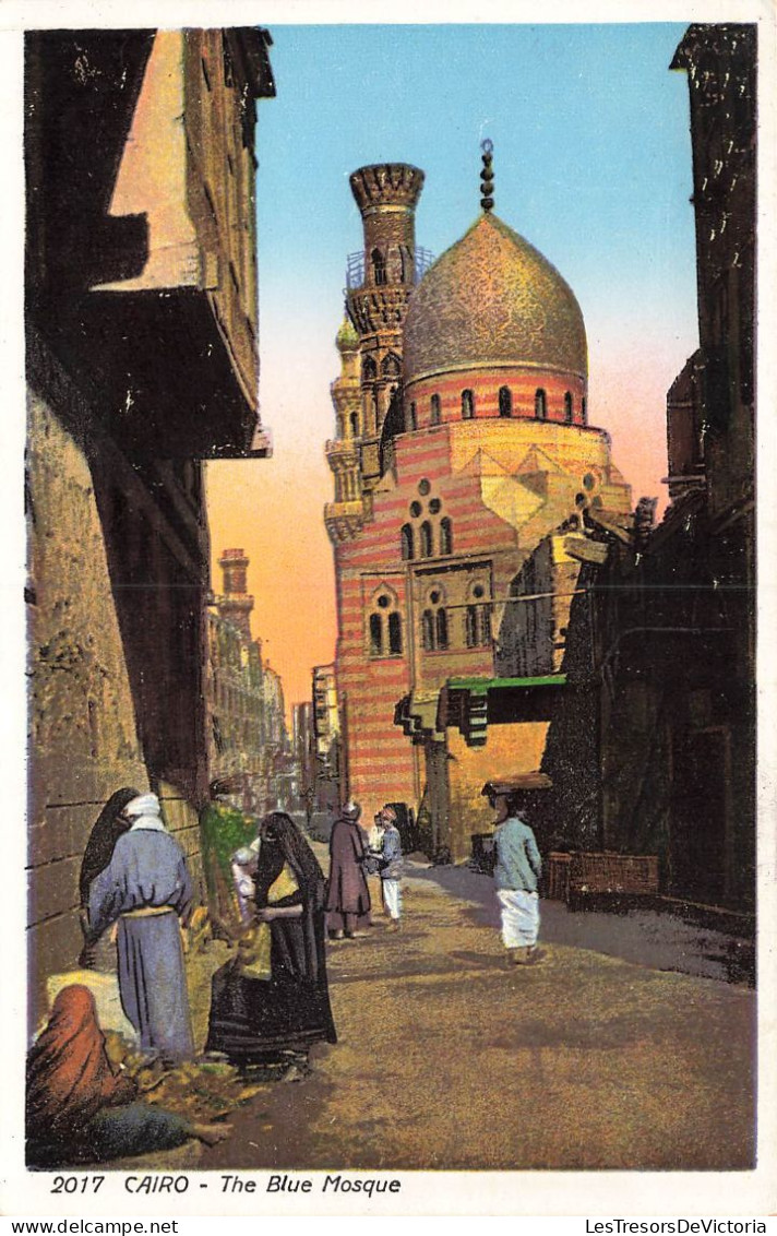 Egypte - Le Caire - Cairo - The Blue Mosque - Animé - Colorisé - Carte Postale Ancienne - Le Caire