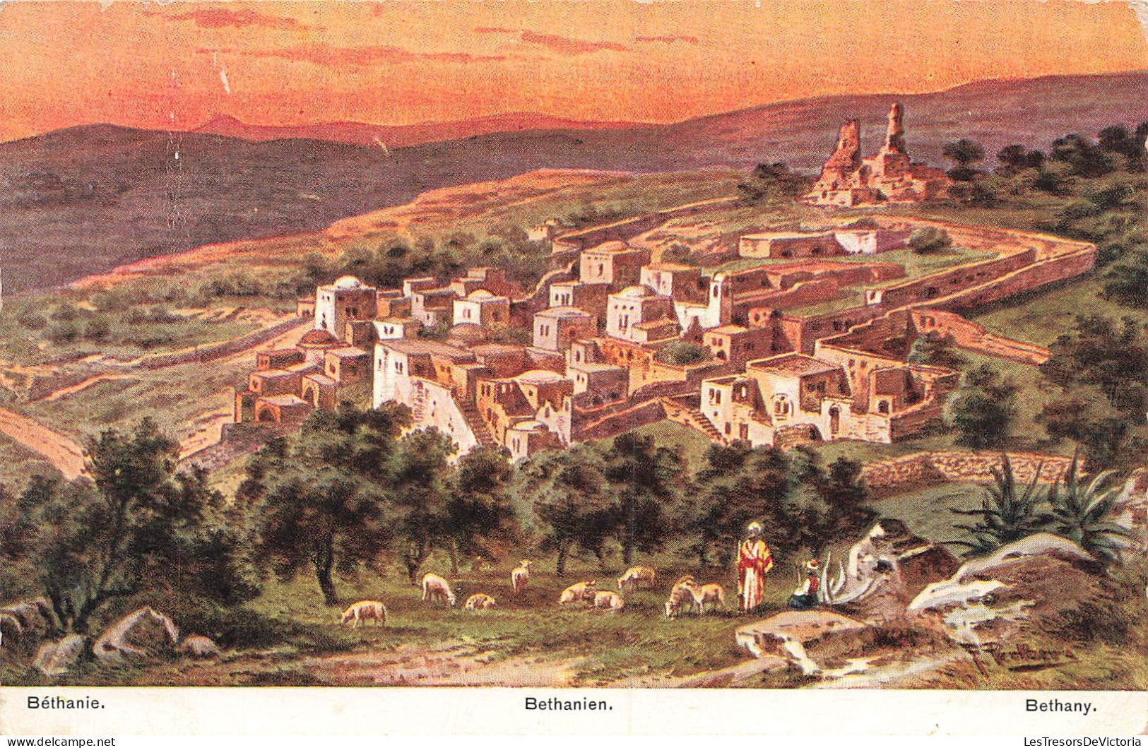 Israêl - Bethanie - Panorama - Colorisé  - Carte Postale Ancienne - Israel