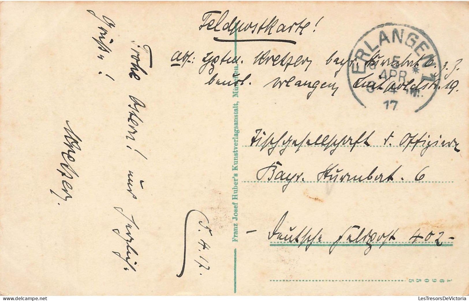Allemagne - Erlangen - Schlof Von Gartenseite - Franz Josef Huber's  - Carte Postale Ancienne - Erlangen