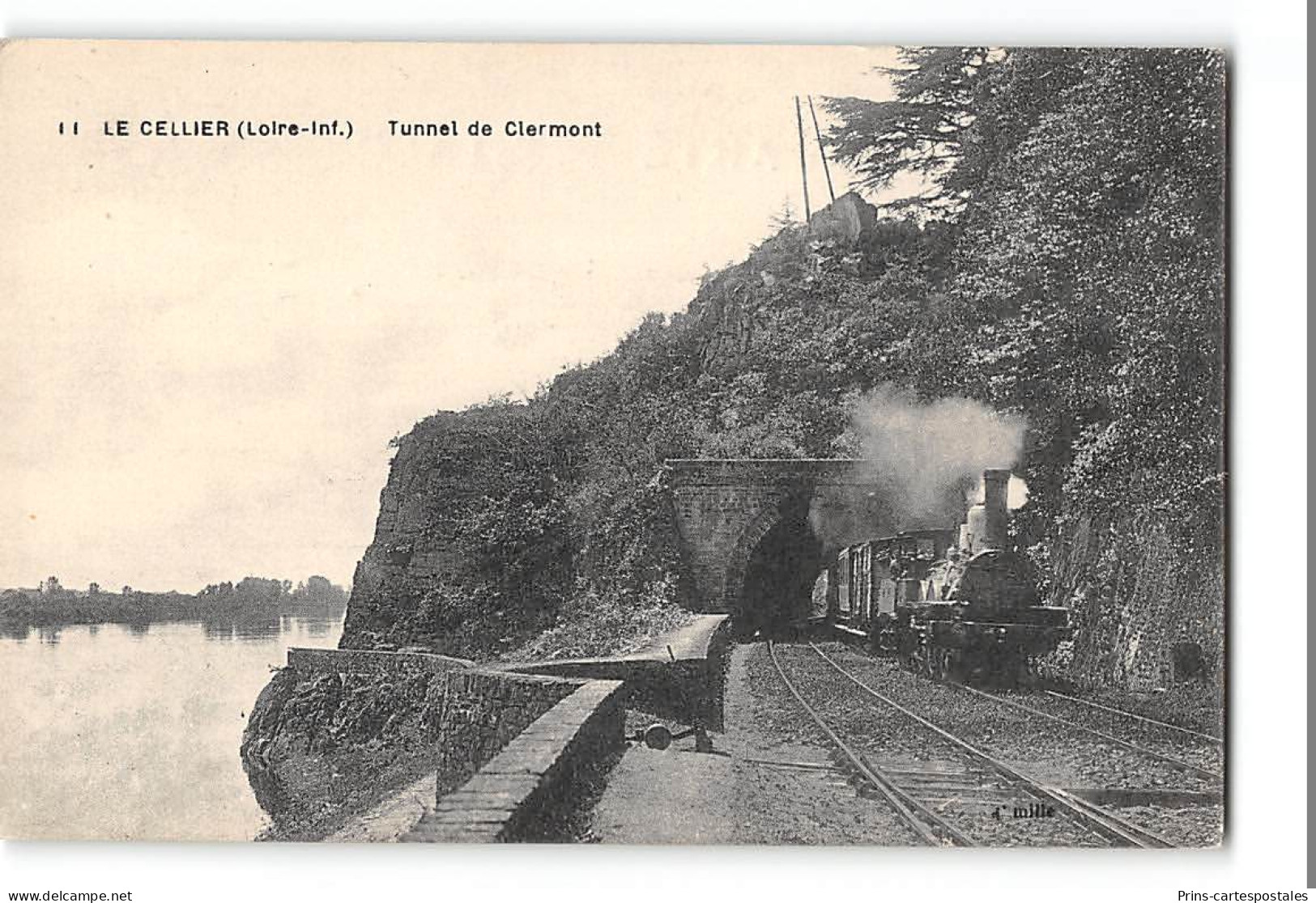 CPA 44 Le Cellier Tunnel De Clermont - Le Cellier