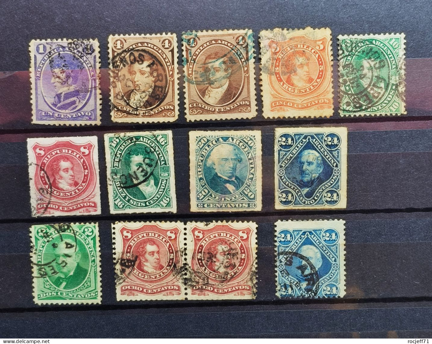 01 - 23  // Argentina - Argentine - Old Stamps - Lot à Partir De 1867 - Gebruikt