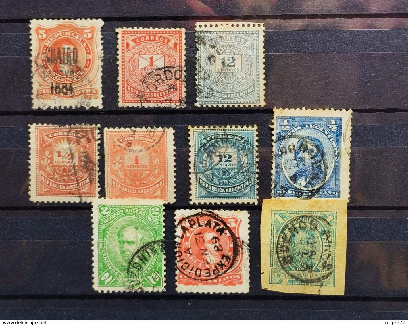 01 - 23  // Argentina - Argentine - Old Stamps - Lot à Partir De 1884 - Usati