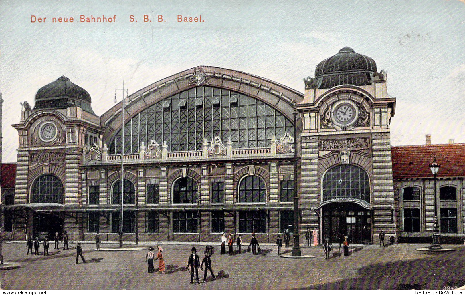 SUISSE - BASEL - Der Neue Banhof SBB -  Carte Postale Ancienne - Basel