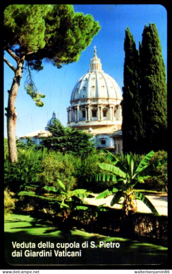 G VA 89 C&C 6089 SCHEDA TELEFONICA NUOVA MAGNETIZZATA VATICANO CUPOLA DI S. PIETRO - Vatican