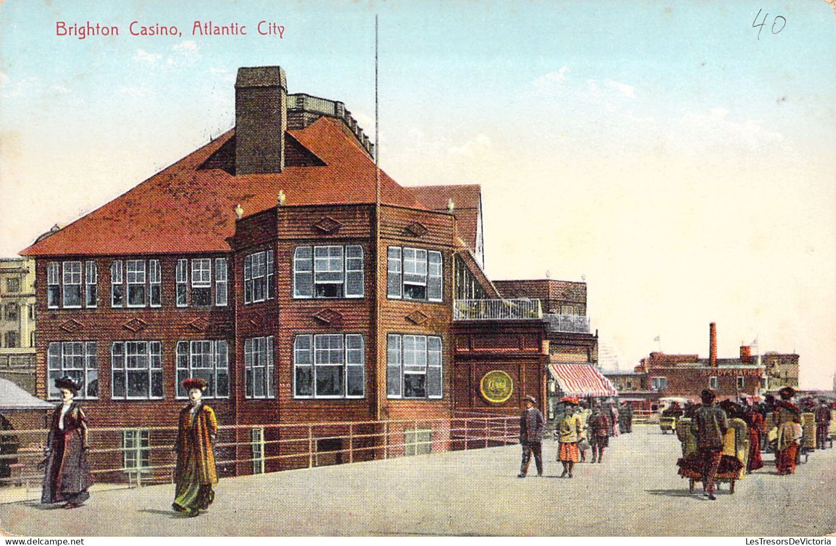 ANGLETERRE - Brighton Casino - Atlantic City -  Carte Postale Ancienne - Andere & Zonder Classificatie