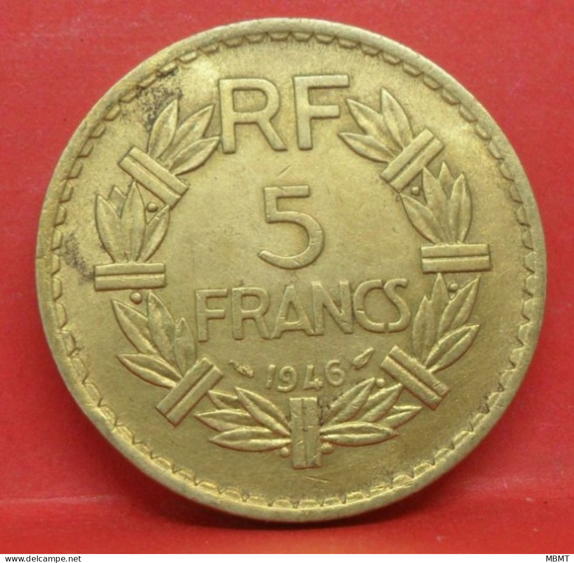 5 Francs Lavrillier 1946 - TTB+ - Pièce Monnaie France - Article N°1100 - 5 Francs