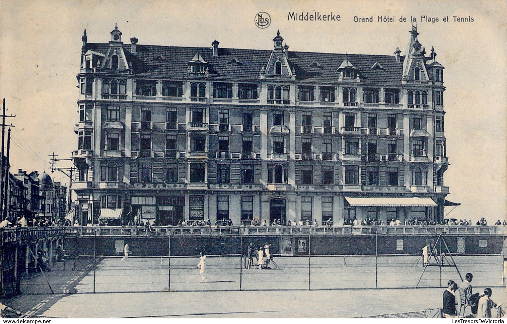 BELGIQUE - Middelkerke - Grand Hotel De La Plage Et Tennis -  Carte Postale Ancienne - Middelkerke