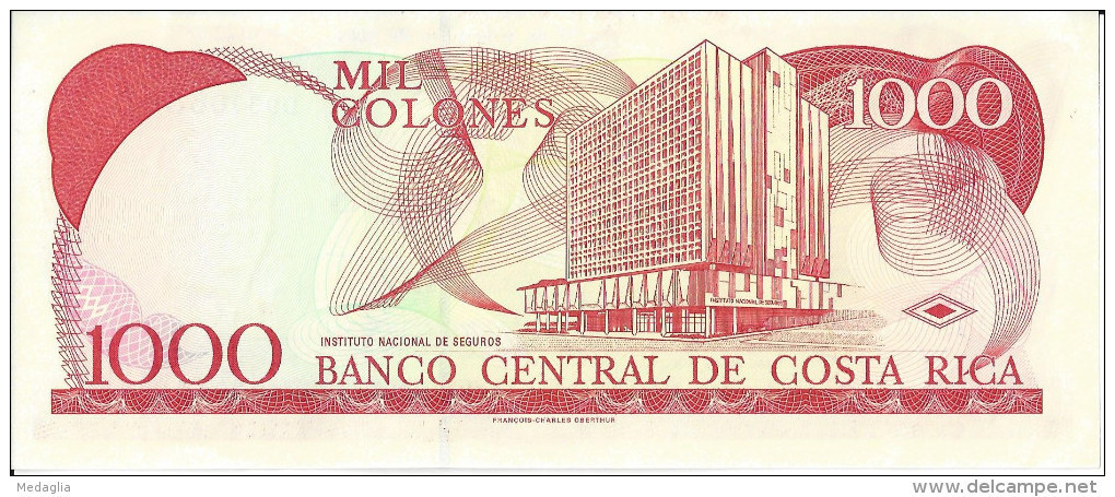 COSTA RICA - 1000 Colones 2004 UNC - Costa Rica