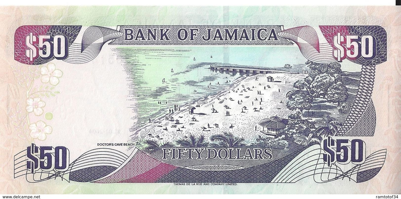 JAMAIQUE - 50 Dollars 2010 - UNC - Jamaique