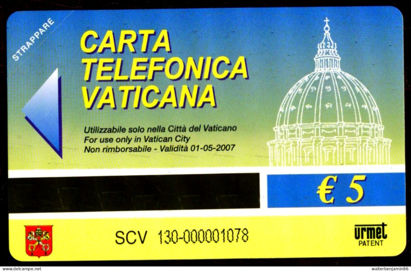 G VA 130 C&C 6130 SCHEDA TELEFONICA NUOVA MAGNETIZZATA VATICANO RENATA MINUTO MADONNA - Vatikan