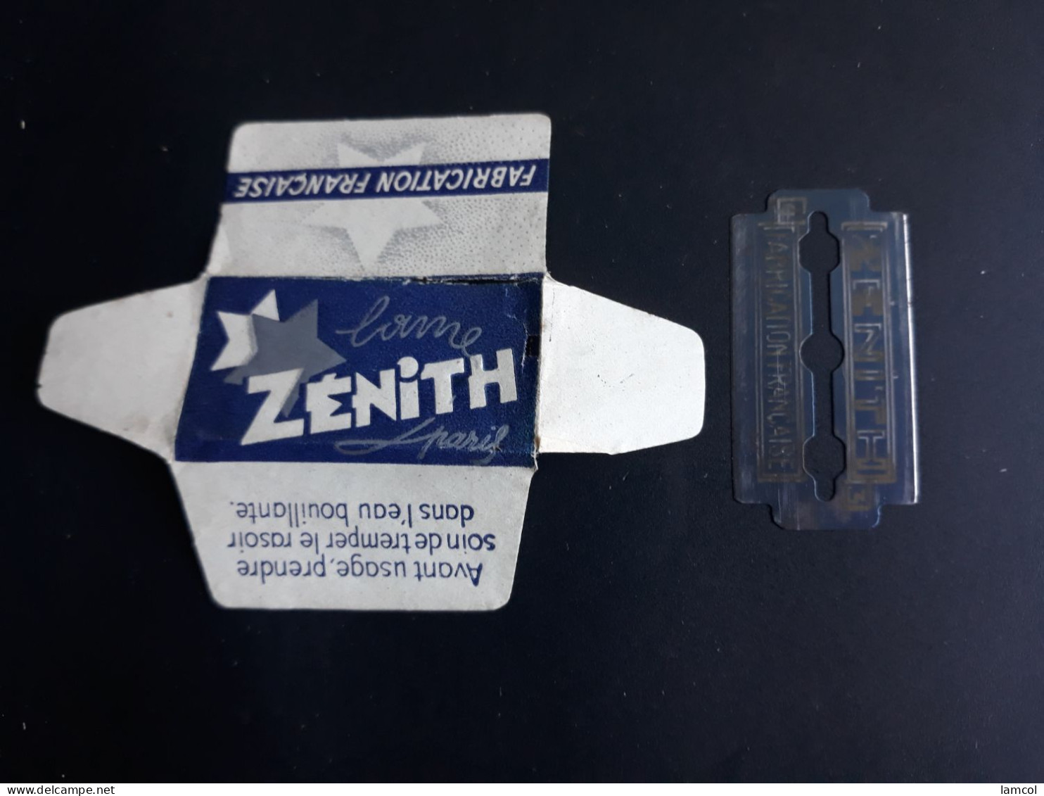 Lame De Rasoir Française ZENITH - French Safety Razor Blade Wrapper - Lames De Rasoir