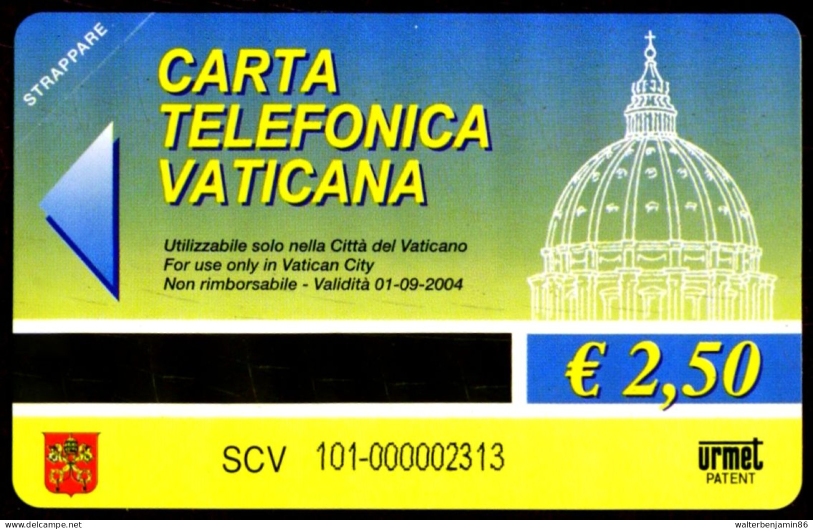 G VA 101 C&C 6101 SCHEDA TELEFONICA NUOVA MAGNETIZZATA VATICANO RAFFAELLO SAN GIOVANNI - Vatican