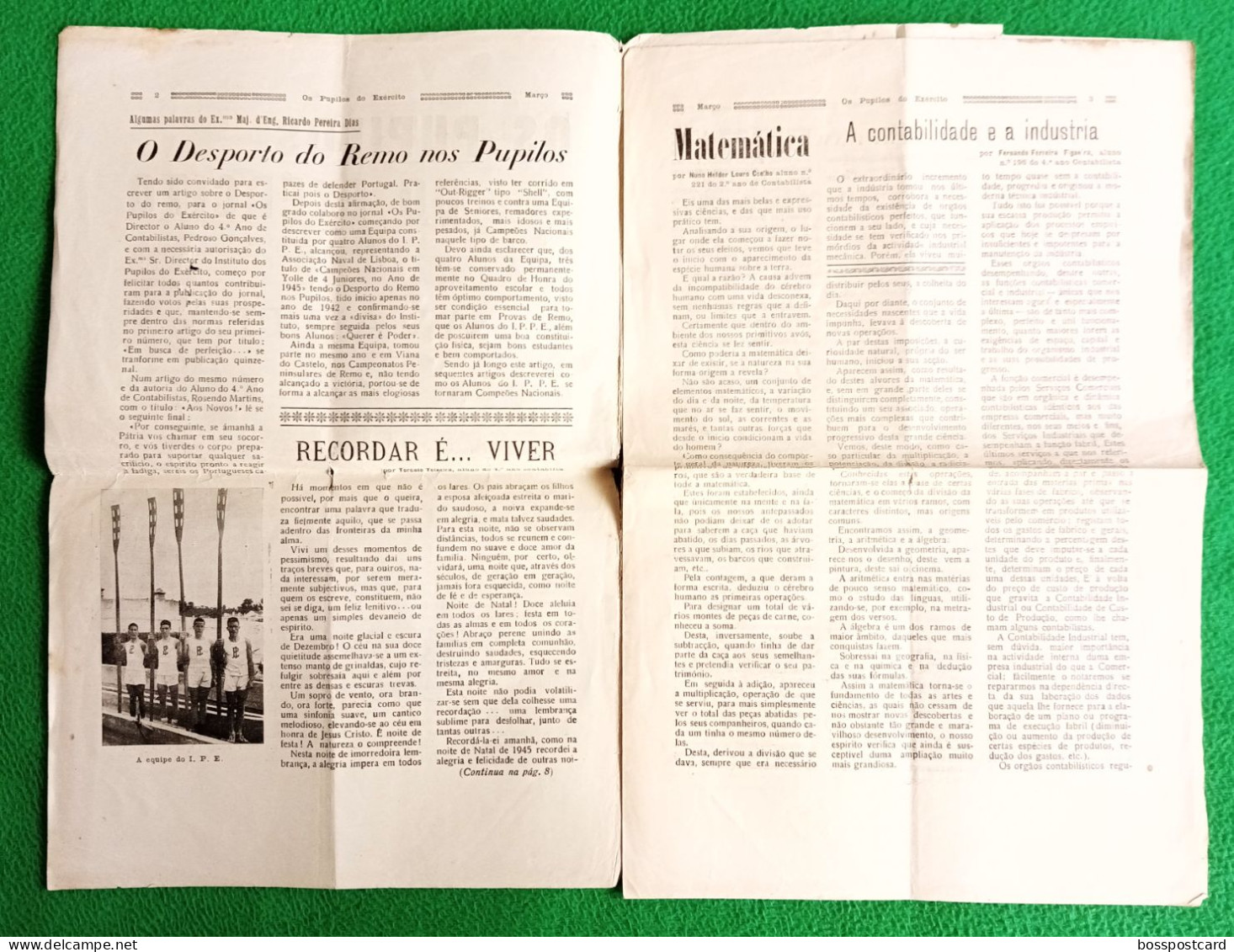 Lisboa - Jornal "Os Pupilos Do Exército" Nº 2, Março De 1946 - Militar - Portugal - Altri & Non Classificati